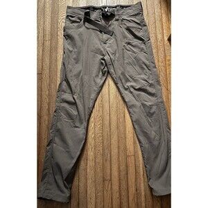 Wrangler All Terrain Pants  Men’s 32X30 Gray  Labeled Sz 34 Measures 32